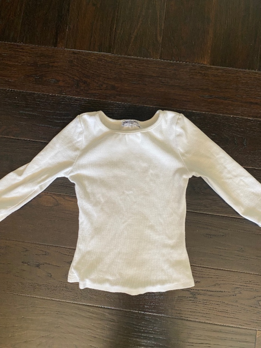 Princesspolly white 3/4 sleeve shirt